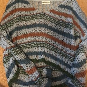 Multicolored striped sweater from urban outfitters